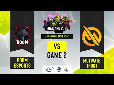 Boom Esports vs. Motivate.Trust Gaming Game 2 | ESL One Thailand 2020 - Asia Division