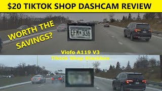 $20 Tiktok Shop Dashcam Review - Worth the Savings?