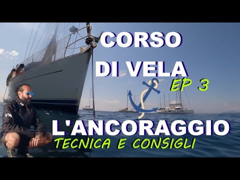 ANCHORING ⚓ SAILING COURSE ep3 tutorial on how to anchor with a sailboat in a storm