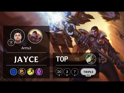 Jayce Top vs Riven - EUW Grandmaster Patch 9.7