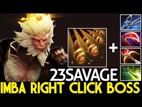 23SAVAGE [Monkey King] Imba Right Click Boss Very Aggressive Dota 2