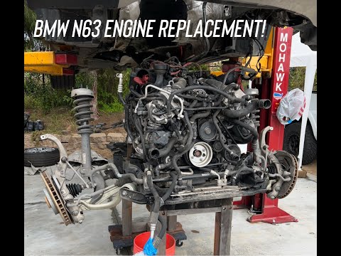 How I Replaced My 2014 BMW X5 50i N63 Engine