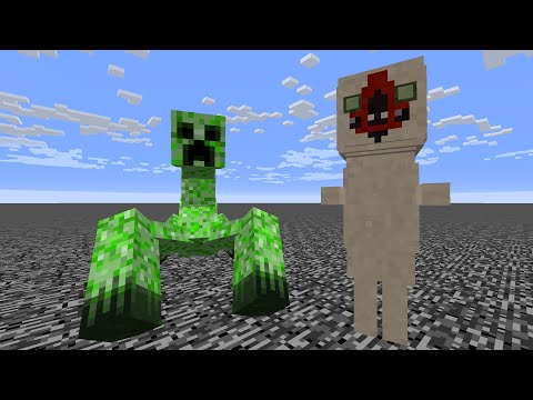 SCP-173 PC Vs. Mutant Creeper in Minecraft