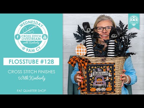 LIVE: FIRST LOOK at CROSS STITCH FINISHES, a GIVEAWAY and MORE! - FlossTube #128