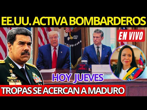 ¡ÚLTIMA HORA! TRUMP Y EL PENTÁGONO DESPLIEGAN BOMBARDEROS Y TROPAS RODEAN ZONA SECRETA DE MADURO