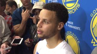 Stephen Curry on how he stays calm before big games