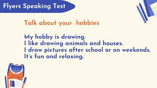 Flyers speaking test - my hobbies