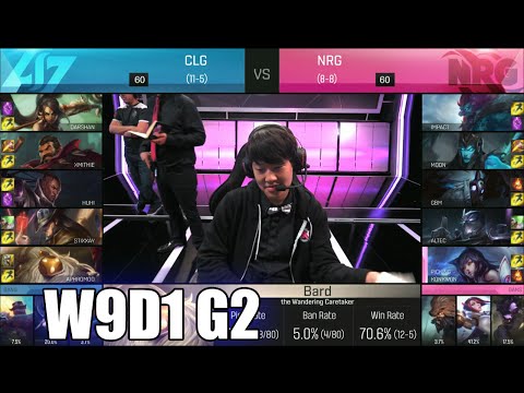 CLG vs NRG eSports | Week 9 Day 1 S6 NA LCS Spring 2016 | CLG vs NRG G2 W9D1 1080p