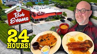 Living at Bob Evans for 24 Hours in Michigan USA 🇺🇸