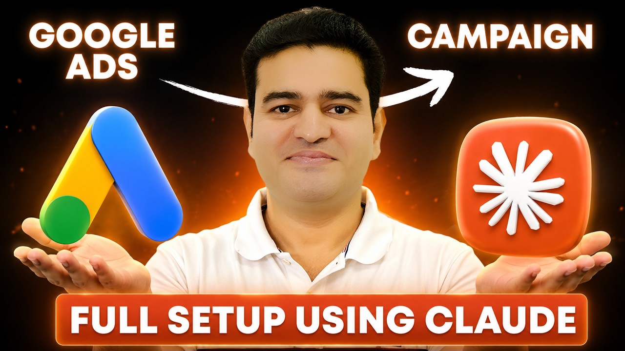 How to Create Google Ads Campaign with Claude AI full Tutorial in Hindi 2026 | #googleads2026