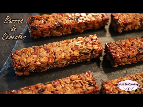 Recette de Barres de Céréales ou Granola Maison
