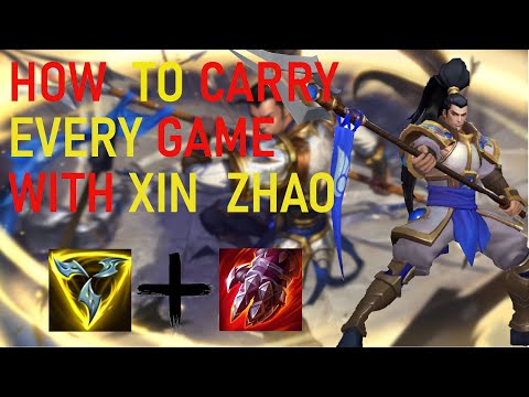 CARRY EVERY GAME WITH XIN ZHAO! (GAMEPLAY AND BUILDS)