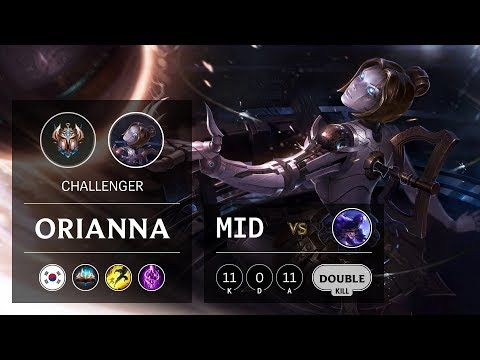 Orianna Mid vs Ryze - KR Challenger Patch 9.9