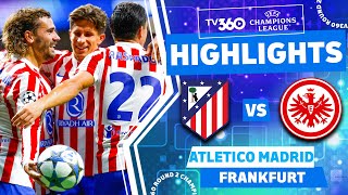 ATLETICO DE MADRID VS FRANKFURT HIGHLIGHTS & ALL GOALS 2025 | UEFA CHAMPIONS LEAGUE 25/26| UCL 25/26