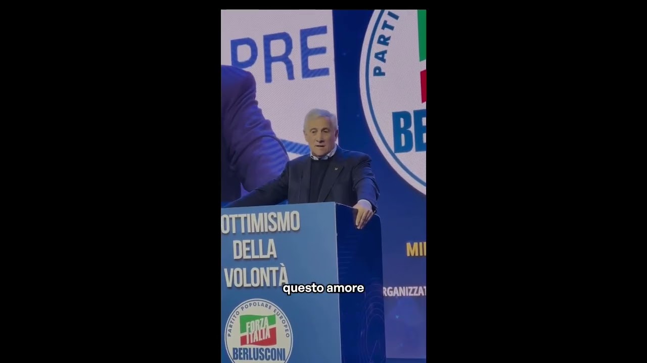 TAJANI DOPO IL MALORE: «RINGRAZIO PER L'AFFETTO, FORZA ITALIA VIENE PRIMA DELLA MIA SALUTE»