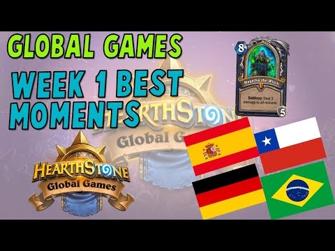 HEARTHSTONE GLOBAL GAMES | Week 1 Best Moments