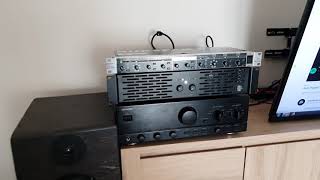 Video thumbnail for STX S1300, F400, KENWOOD KA 5020, BEHRINGER KM1700, CX2310, NUMARK DM1050 BASS TEST by Pyle