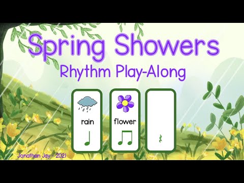 Spring Showers Rhythm Play Along