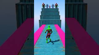Download lagu GTA 5 Epic Water Ragdolls Spiderman Jump/Fails Ep 458 #shorts mp3