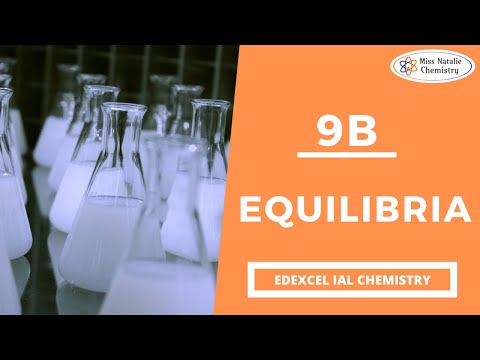 9B Equilibria - Edexcel IAS Chemistry (Unit 2)