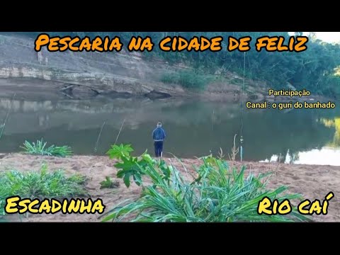 Rio caí na cidade de feliz RS. Acampamento, churrasco, pescaria e muita resenha... Imperdivel