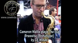 Video thumbnail for CE Winds Brassite (Prototype) The Sig Tenor Saxophone Mouthpiece Otto Link NAMM by CE Winds