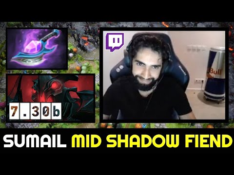 SUMAIL 7.30 Mid Shadow Fiend with Arcane Blink Build — STREAM with FACECAM
