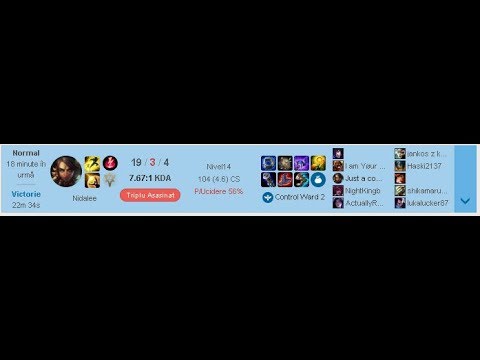 INSANE NIDALEE PLAYER GETS AN UNOFFICIAL PENTAKILL AND 19 KILLS!!!