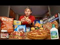 Eating The UNHEALTHIEST Grocery Store Foods Available