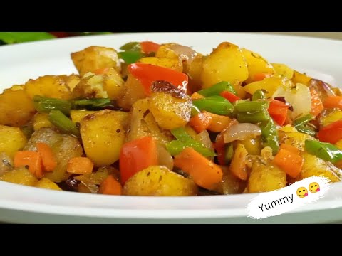 Healthy Potato Breakfast recipe in a snap || Irish potato stir fry - A Flavorful Dish in 15 Minutes!
