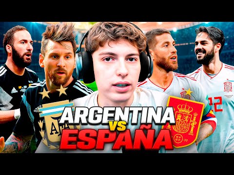REACCION AL ARGENTINA 1 ESPAÑA 6 (2018) - HUMILLACION HISTORICA - AMISTOSO INTERNACIONAL