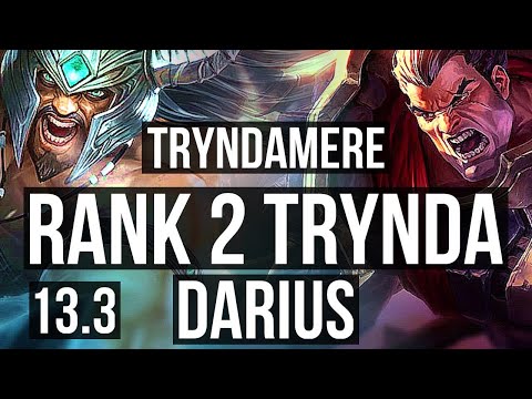 TRYNDAMERE vs DARIUS (TOP) | Rank 2 Trynda, 11/2/13, 6 solo kills | TR Grandmaster | 13.3