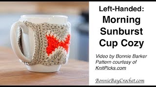Left-Handed Morning Sunburst Dish Cloth