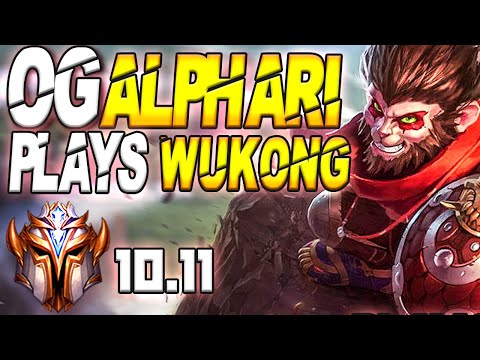 OG Alphari Plays Wukong in the Top Lane - 10.11