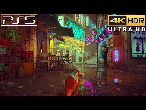 Stray (PS5) 4K 60FPS HDR Gameplay (Free Roam)