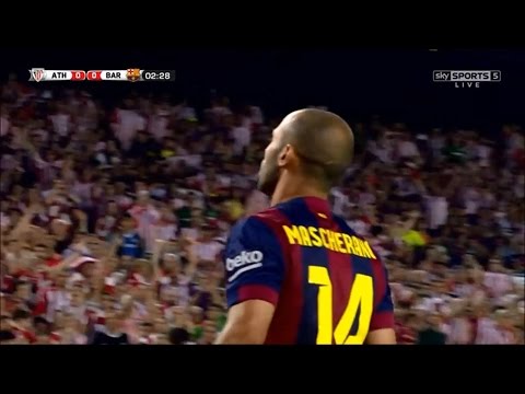 Javier Mascherano   Athletic Bilbao v Barcelona   Spanish Copa Del Rey Final 2015 05 30