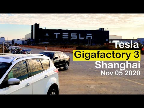 (November 05 2020)  Tesla Gigafactory 3 Shanghai 4K Video