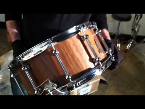 Brady Snare Drum Unboxing at Memphis Drum Shop - Gimlet & Rosegum