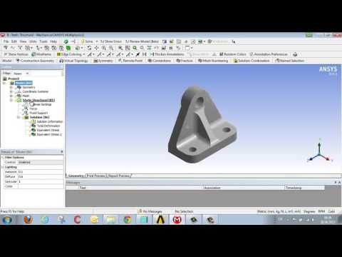 CADFEM Tutorial No 3 – Geometry  Making Changes in order to Reduce Stress