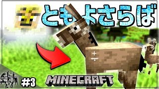 目を離したら馬になっちまったwwwwwwwwwwww【マインクラフト】