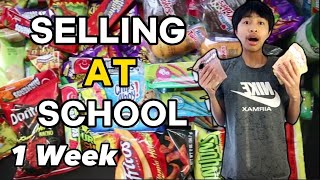 I Sold SNACKS at School for 1 Week