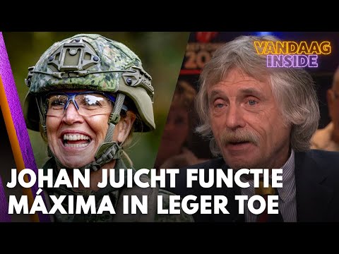 Johan Derksen juicht functie van Máxima in het Nederlandse leger toe: 'Hartstikke stoer!'