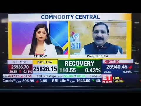 CAI Presedent Shri Atul S  Ganatra Interview with  ET NOW