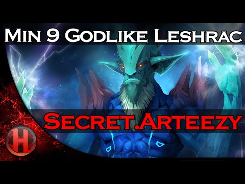 Secret.Arteezy 9 Min Godlike Leshrac vs. Empire Dota 2