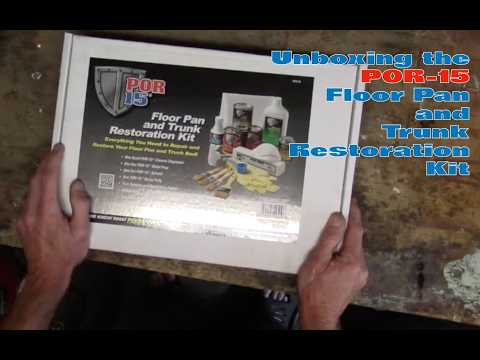 Unboxing the POR-15 Floor Pan and Trunk Restoration Kit