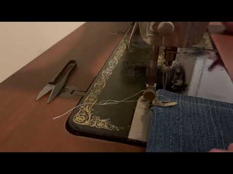 Singer 66 sewing machine demo