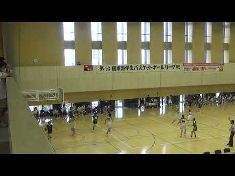 【大学バスケ】中京大学　対　東海学園大学　第93回東海学生バスケットボールリーグ戦　2部女子