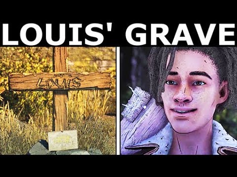 All Louis' Grave Drawings - The Walking Dead Final Season 4 Episode 4: Take Us Back