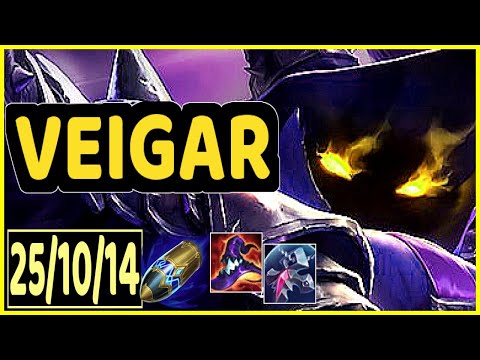 VEIGAR VS AHRI - 25/10/14 KDA MID GAMEPLAY EMERALD IV