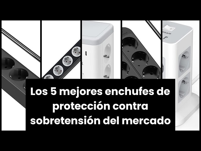 Vídeo relacionado con JSVER Regleta Enchufes USB, Proteccion Sobretension con 8 Toma de Corriente y 4 Puertos(5V3,4A) Estación de Carga Inteligente Tomas Alargadora con Cable 1.8m-Negro